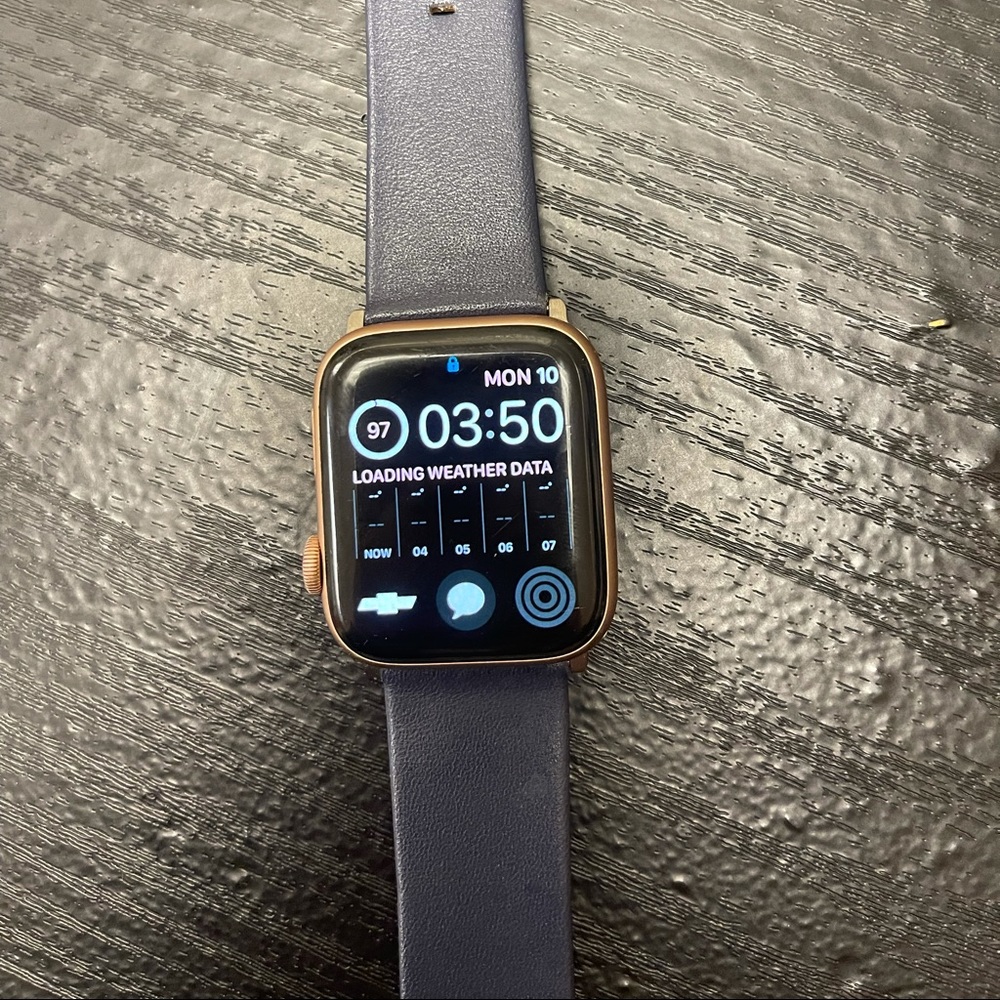 Apple series 4 rose gold watch